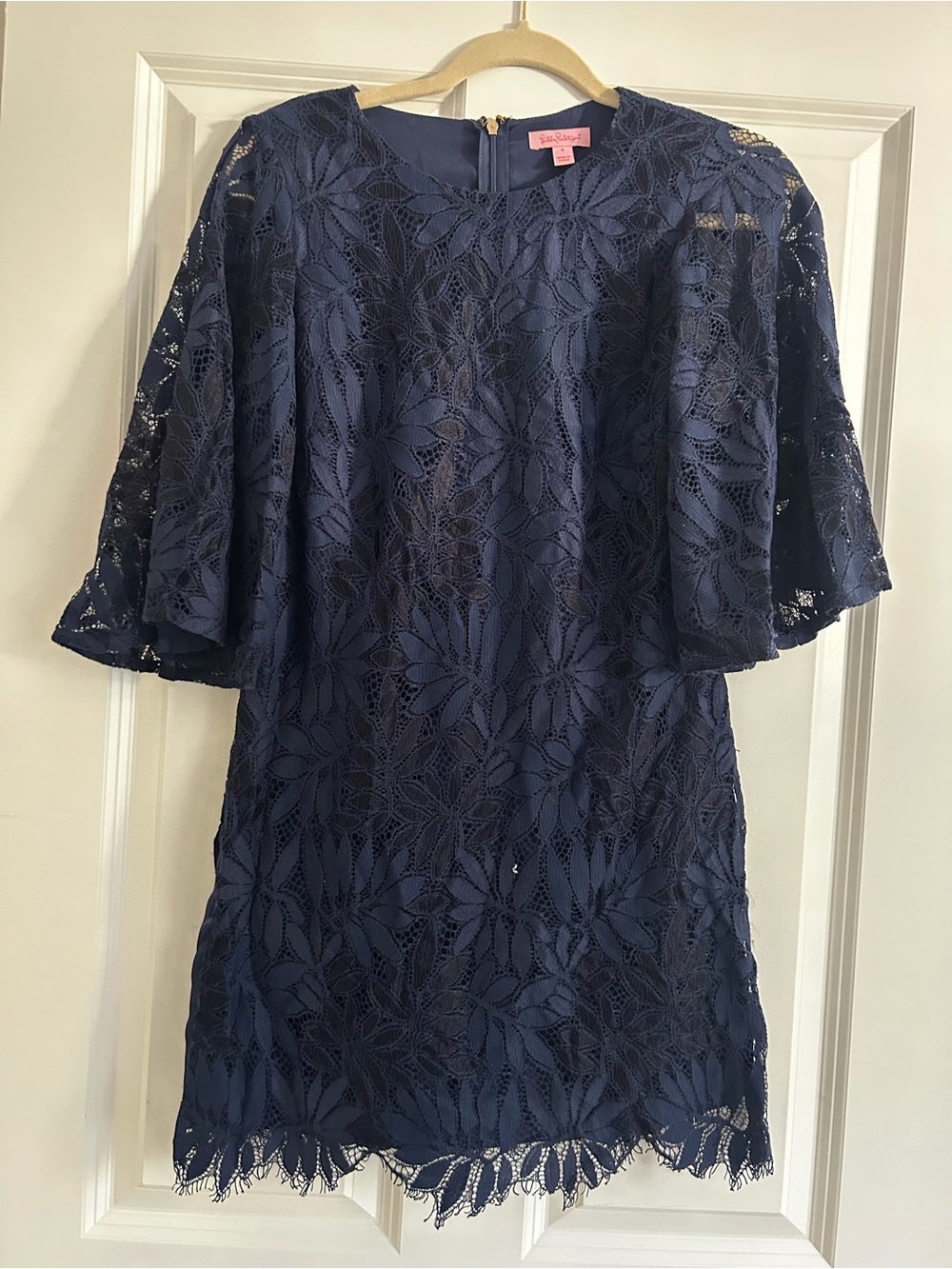 Lilly Pulitzer Navy Lace Sheath Dress